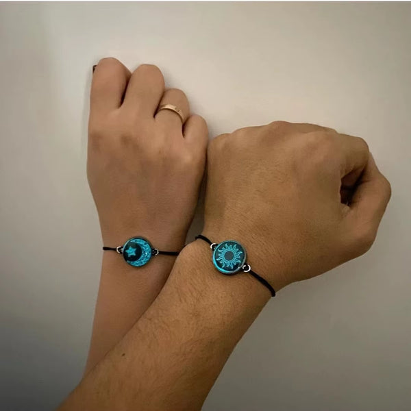 Pulseras Sol y Luna · Pareja